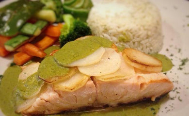 Salmon en salsa de eneldo