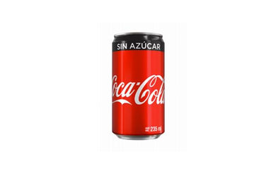 Coca Cola Sin azucar 355 ml