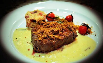 Filete de Res al Pistacho