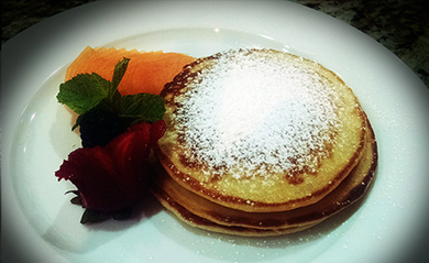 Hot Cakes con Jamón