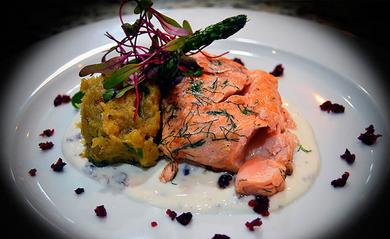Salmón en Salsa de Yogurt