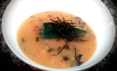 Sopa de Cebada con Zetas