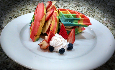 Waffle Arcoiris