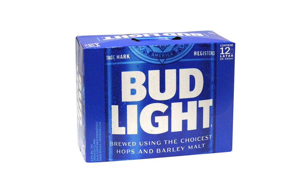 Cerveza Lata Light Bud Light 12.0 - Pack