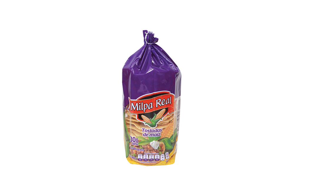 Tostadas Onduladas Milpa Real 30.0 - Pza
