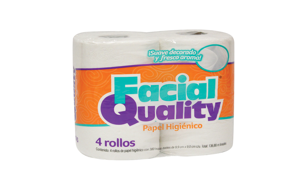 Papel Higienico 425 Hd Facial Quality 4.0 - Pza