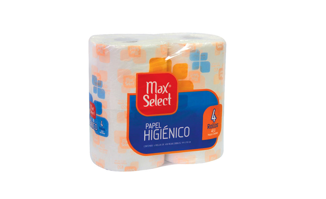 Papel Higienico 400 Hd Max Select 4.0 - Pza