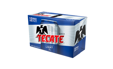 Cerveza Lata Light Tecate 12.0 - Pack
