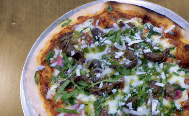 Pizza Carnes Frias