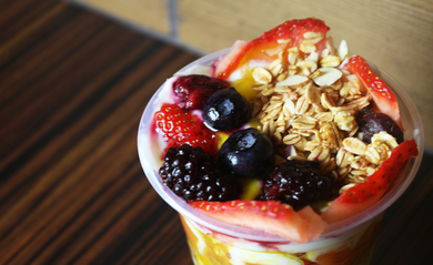 Fruta con Yougurt