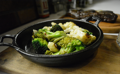Brócoli y Coliflor Al Horno